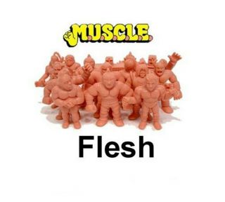 Vintage 1985 Mattel Toys M.  U.  S.  C.  L.  E.  Men Loads To Choose Flesh