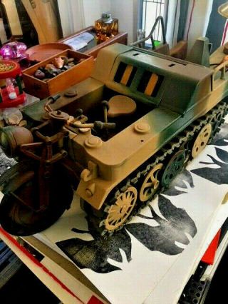 German Motorcycle Kettenkrad Tractor 1:6 Scale Wwii