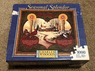 Charles Wysocki Seasonal Splendor Christmas Love 1000 Piece Jigsaw Puzzle