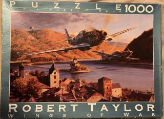 Robert Taylor Wings Of War Eagles Over The Rhine 1000 Pc Wwii Puzzle 1995