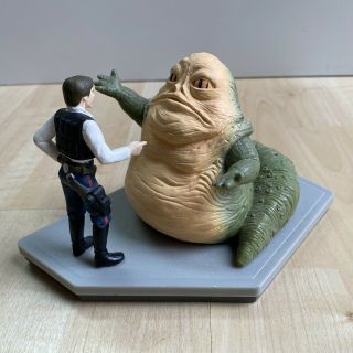 1997 Applause Star Wars Han Solo And Jabba The Hutt Figurine