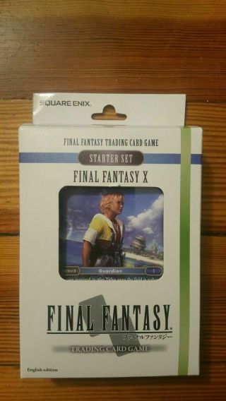 Final Fantasy Trading Card Game Starter Set Final Fantasy X,  Complete,
