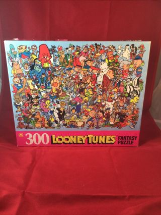 Looney Tunes Fantasy 300 Piece Jigsaw Puzzle Open Complete 22 1/2 " X 33 " 1990