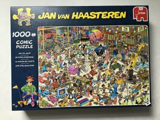 Jan Van Haasteren Jumbo The Toy Shop 1000 Piece Jigsaw Puzzle Comic Puzzle