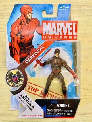 Marvel Universe 3.  75 " Figure Daredevil Series 1 008 Dark Red Variant
