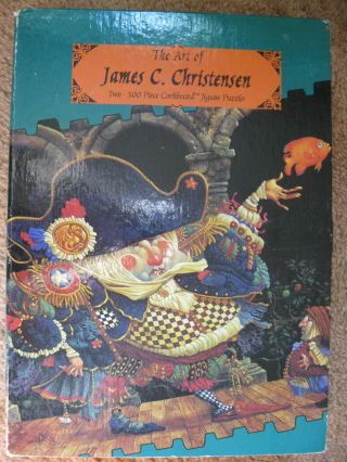 Art Of James C Christensen 2 - Pack Puzzle 500 Pc Each.  Collector’s Ed V1 Complete