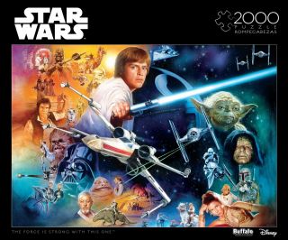 Star Wars Puzzle 2000 Piece Jigsaw Buffalo Games Disney May Force Be With You