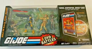 G.  I Joe 25th Anniversary Dvd Battle Pack Arise,  Serpentor,  Arise Hasbro