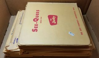 Large Flat Rate Box Full Of 1968 See - Quees Story Boards By The Judy Company