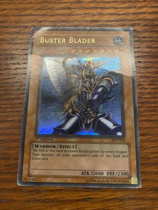 Buster Blader 1st Edition Ultra Rare Psv - 050 Hp/damaged