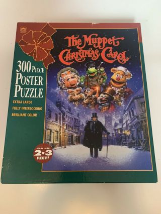 The Muppet Christmas Carol Movie Poster Puzzle (300 - Piece) Golden Kids Complete