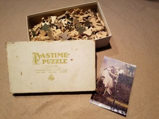 Parker Pastime Wood Jigsaw Puzzle - The Music Lesson - 1932 - One Piece Missing