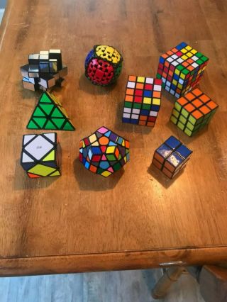 Rubix Cube Set 3x3,  Megaminx,  Mirror Cube,  Pryminx,  5x5,  4x4,  Gear Ball 2x2 Skew
