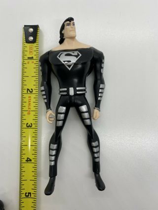 Dc Universe Mattel Black Suit Superman Action Figure 2007 4 "