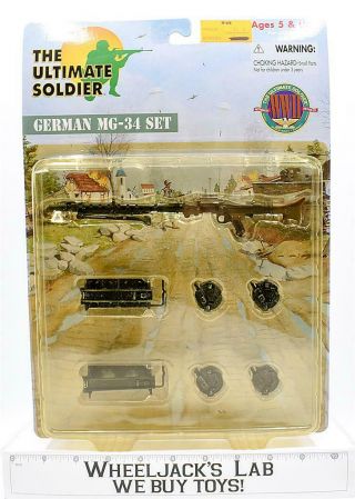 Wwii German Mg - 34 Set 12 " Accessories 2000 Mosc 21st Century Toys