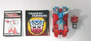 Hasbro Vintage 1987 Transformers G1 Targetmaster Pointblank Peacemaker Complete