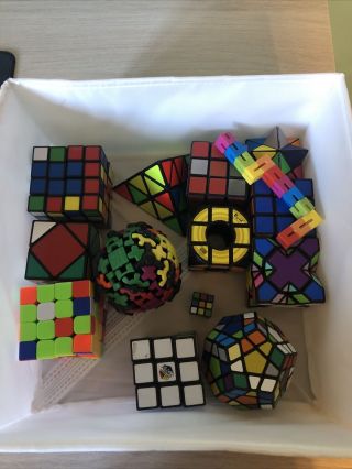 Assertion Of Rubix Cubes And Fidget Toys.  Separately Or In A Group.