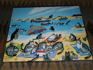 1984 Springbok B.  Kliban " The Cat Days Of Summer " 500 Pc Puzzle [used,  Complete]