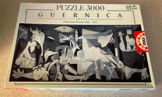 Educa - - Guernica (picasso) - - 3000 Piece Jigsaw Puzzle - - White Box Version