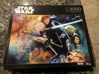 Star Wars Puzzle 2000 Piece Jigsaw Buffalo Games Disney May Force Be With You