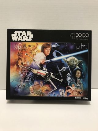 Star Wars - The Force Will Be With You - 2000 Piece Jigsaw Puzzle Buffalo Games