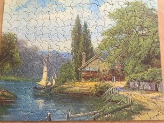 Tuco Deluxe Picture Puzzle - The Old Homestead - Painting By Forester -