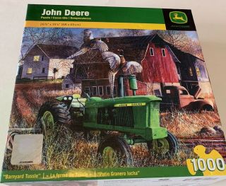 John Deere 1000 Piece Puzzle Barnyard Tussle (e)