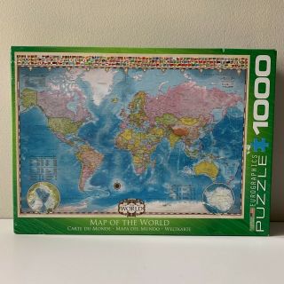 Eurographics Map Of The World Puzzle (1000 - Piece)