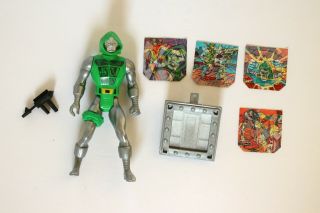Vintage 1984 Mattel Marvel Secret Wars Dr.  Doom Figure With Shield And 4 Inserts