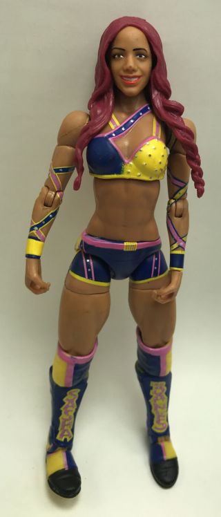 Wwe Sasha Banks 6.  5“ Mattel Wrestling Figure Collectible Roh