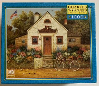 Charles Wysocki’s 1000 Piece Puzzle Future Baseball Player Or Violinist Complete