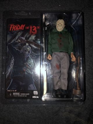 Jason Voorhees Friday The 13th Retro Clothed 8 " Inch Figure Neca