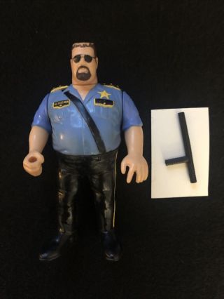 Hasbro Wwf Big Boss Man Series 1 1991 Night Stick Complete Accessory