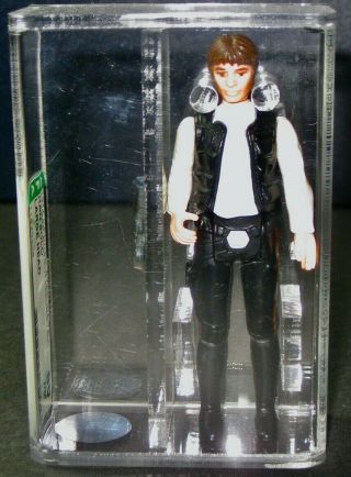 Afa 80 Nm 1977 Kenner Star Wars Hans Solo Action Figure Rare Collectible Toys