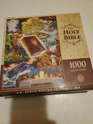The Holy Bible 1000 Piece Jigsaw Puzzle Complete
