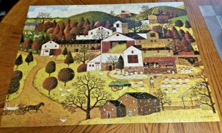 Vintage Parker Brothers Charles Wysocki Puzzle Apples Pears & Plums Complete