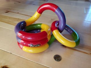 Vintage Tangle 1981 Richard X Zawitz Multi - Color Fidget Toy Euc Fun Brain Teaser