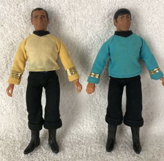 Mego 1974 Star Trek Captain Kirk And Mr Spock Action Figures