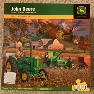 Masterpieces John Deere Tractor Jigsaw Puzzle 1000 Bumper Crop