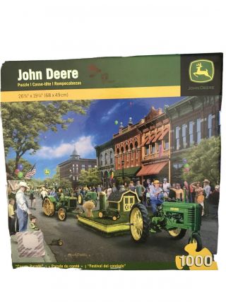 John Deere Puzzle 1000 Pc 26 X 19 Complete County Parade