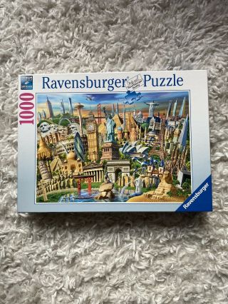 Ravensburger 1000 Piece Jigsaw Puzzle - World Landmarks - Complete ...