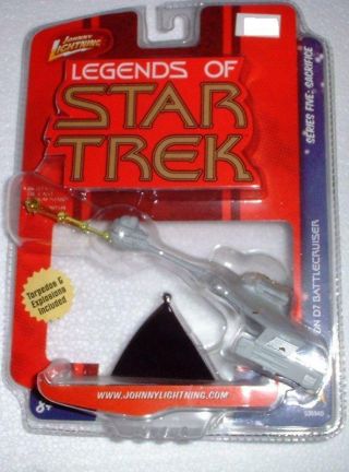 Johnny Lightning Star Trek 2008 Klingon D - 7 Damage