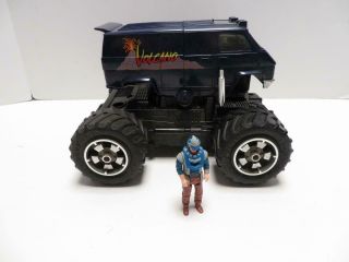 Vintage 1980s M.  A.  S.  K.  Mask Vehicle Volcano  W/ A Driver By Kenner