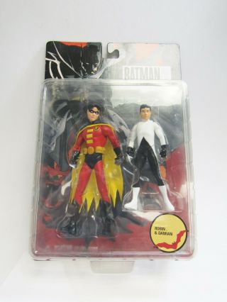 Rare Batman And Son Robin & Damian Action Figure 2 Pack Dc Direct