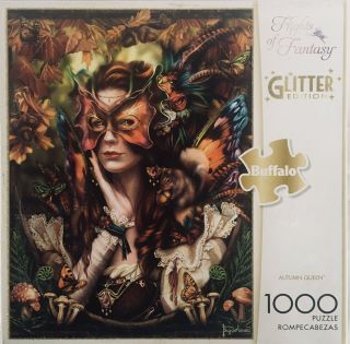Josephine Wall Flights Of Fantasy Autumn Queen 1000 Piece Glitter Puzzle Age 14,
