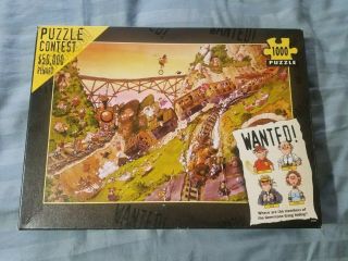 1000 Piece Puzzle - Wanted 2003 - 1 Of 3 In The Set - University Games - 37051
