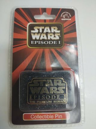 Applause Star Wars Episode One I 1 Logo Metal Collector 