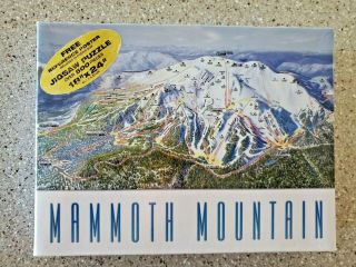 Mammoth Mointain Ski Resort 500 Pc Puzzle - Poster / Map -