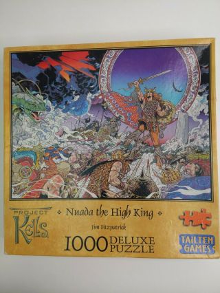 Tailten Games Project Kells Nuada The High King Deluxe Puzzle Jim Fitzpatrick