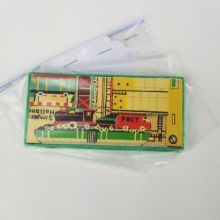 Vintage Simplex Holland Wooden Puzzle - Post Office Train Time